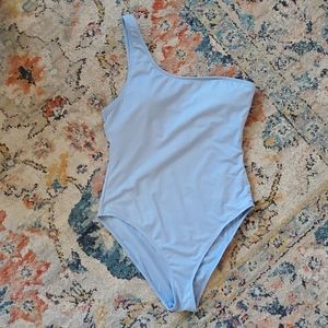 Andie Large Long Torso One Piece Swimsuit-- Nantucket Pool Blue